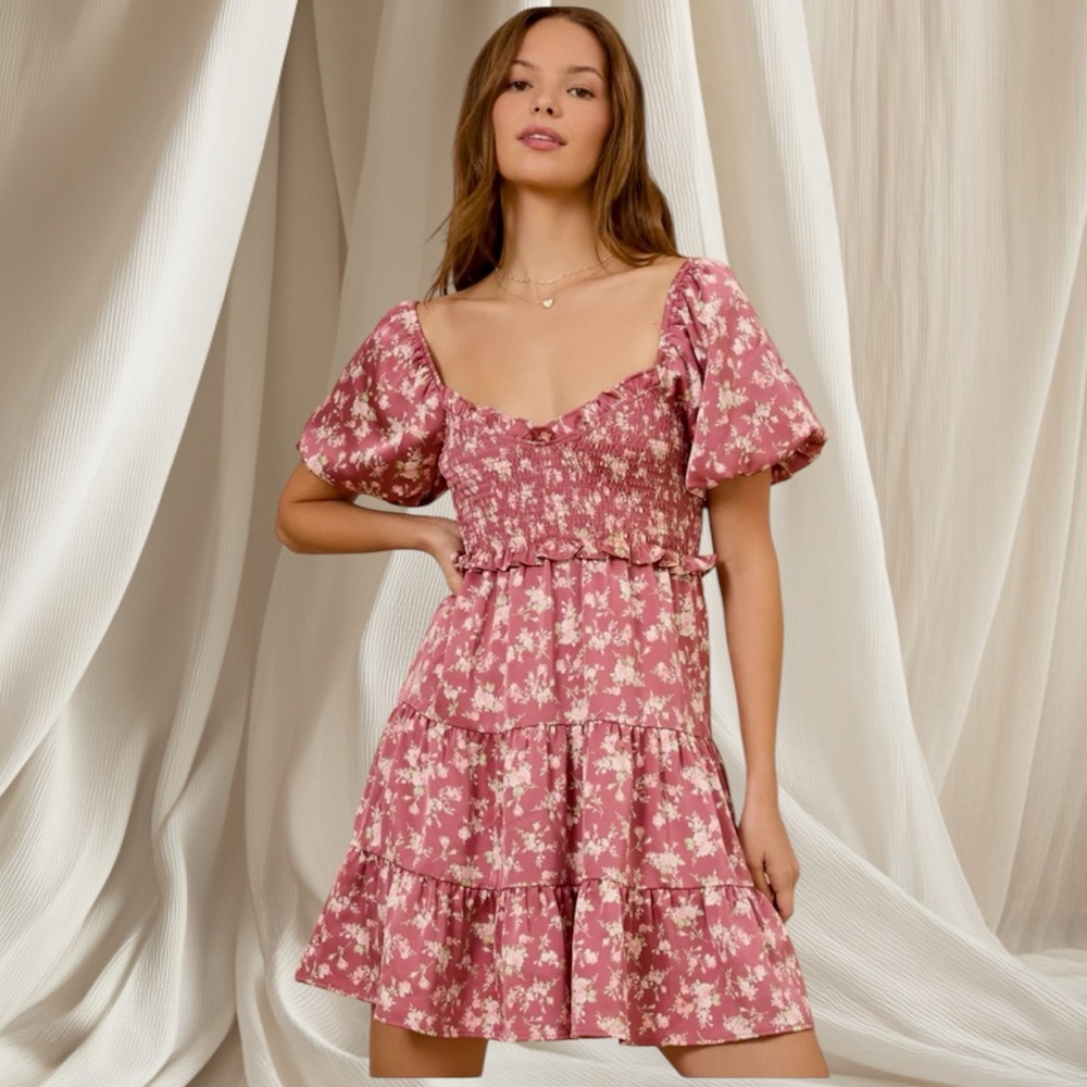 Altar’d State Cyrus Floral Mini Dress Size Medium